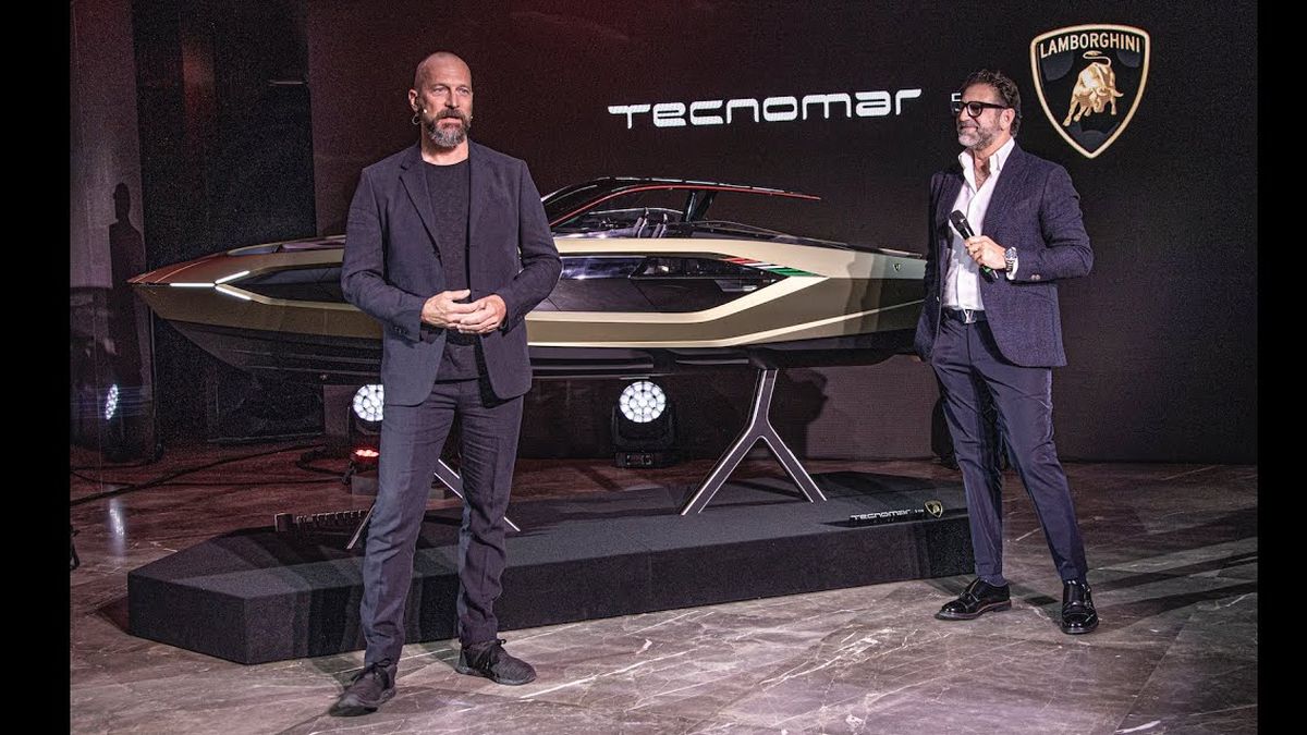Модель яхты Tecnomar for Lamborghini 63