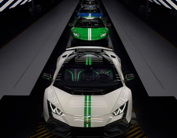 Презентация специальных юбилейных Lamborghini Huracán 60th Anniversary