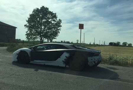 Lamborghini Aventador Шпионские Фотографии