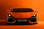2024 Lamborghini Revuelto – гибридный суперкар V12 мощностью 1001 л.с. спереди и фары в форме Y
