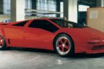 Lamborghini Diablo после изменения дизайна компанией Chrysler, вид спереди