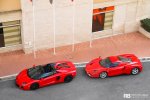 Lamborghini Aventador Roadster и Ferrari Enzo на День Святого Валентина в Монако