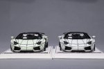 Модели Lamborghini от D&G в масштабе 1:18. Днём.