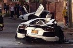 Авария в Бруклине с участием Lamborghini Aventador LP700-4